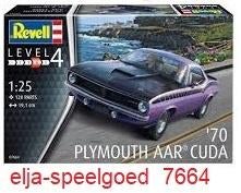 Revell I:25 1970 A.A.R. CUDA NR 7664 modelbouw auto ., Auto, Revell, Groter dan 1:32, Nieuw