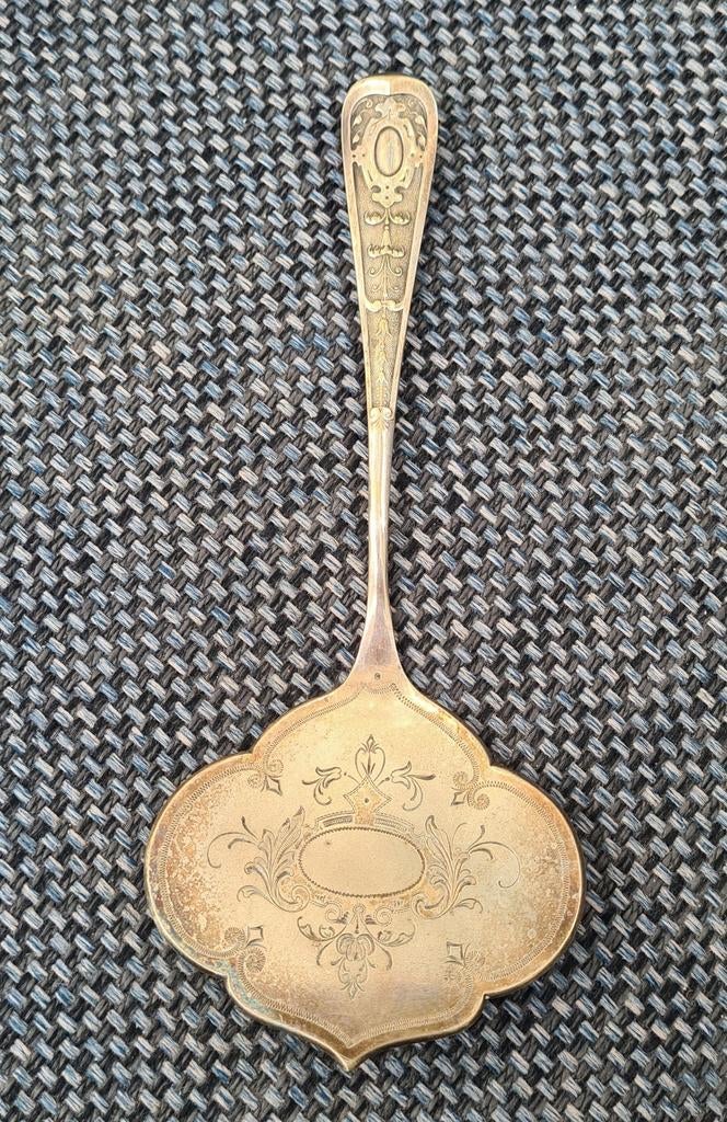 Mooie antieke TAARTSCHEP zilver, Ophalen of Verzenden