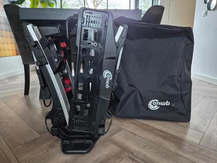 ANWB Flex fietsendrager met opbergtas, Auto diversen, Fietsendragers, Zo goed als nieuw, Trekhaakdrager, 2 fietsen, Elektrische fiets