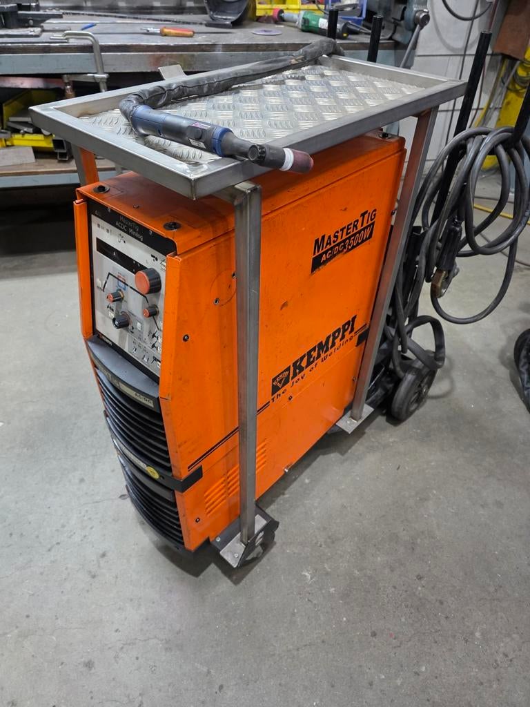 Kemppi master tig ac/dc 3500w, Doe-het-zelf en Verbouw, Gereedschap | Lasapparaten, Ophalen of Verzenden, 250 ampère of meer, Tig