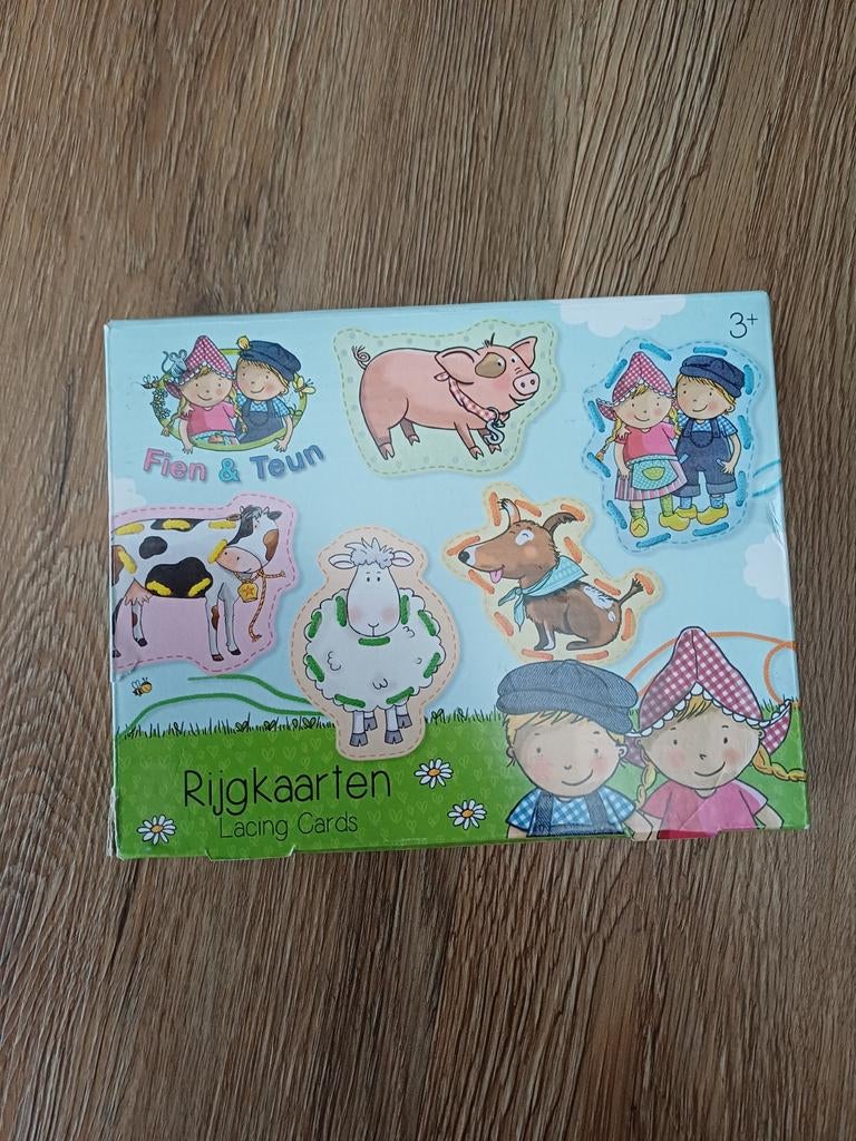 Fien en  Teun rijgkaarten, Ophalen, Zo goed als nieuw, Plaatje