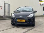 Ford Ka 1.2 Titanium 2009 Airco Nap Zwart, Auto's, Voorwielaandrijving, Gebruikt, 1242 cc, 4 cilinders