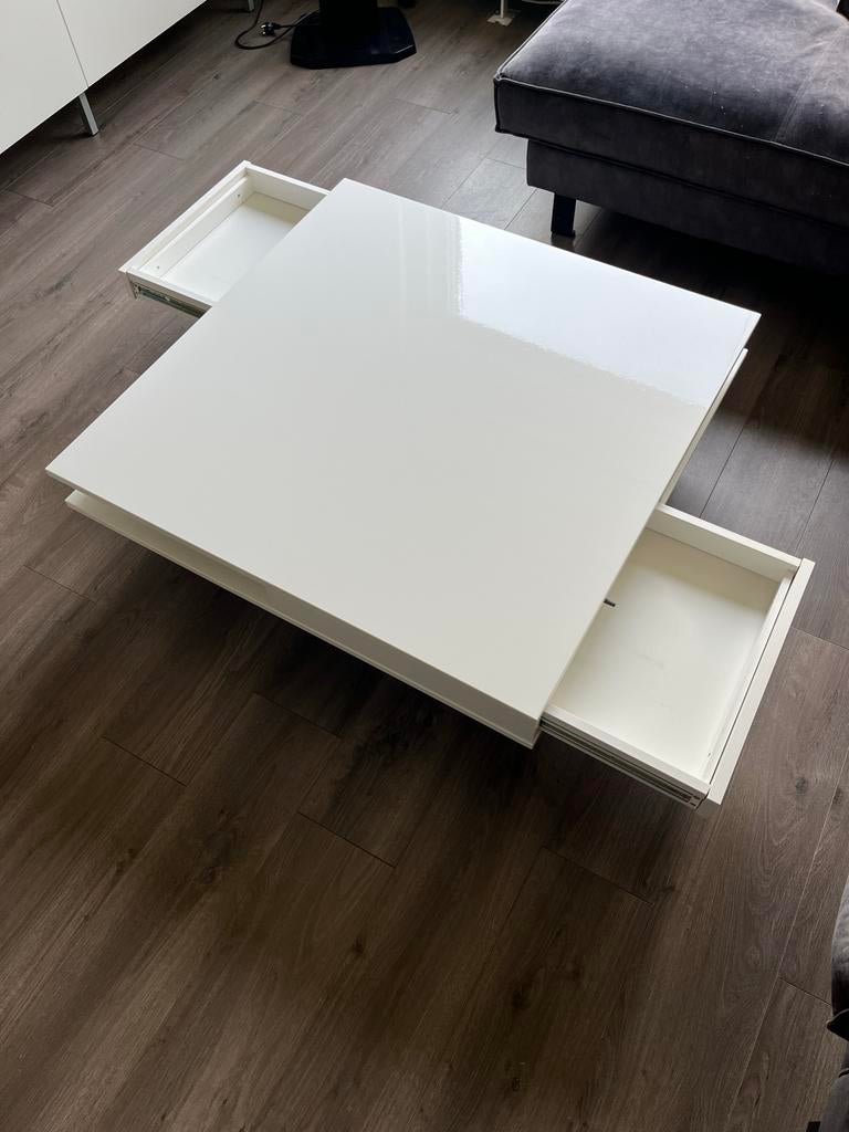 Witte IKEA salontafel, Ophalen, Overige materialen, Gebruikt, Vierkant