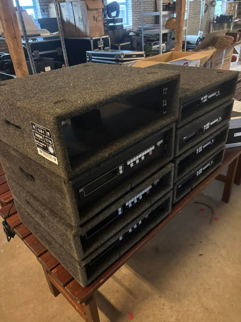 Gestoffeerd 19 inch rack, Ophalen of Verzenden, Gebruikt, Overige instrumenten