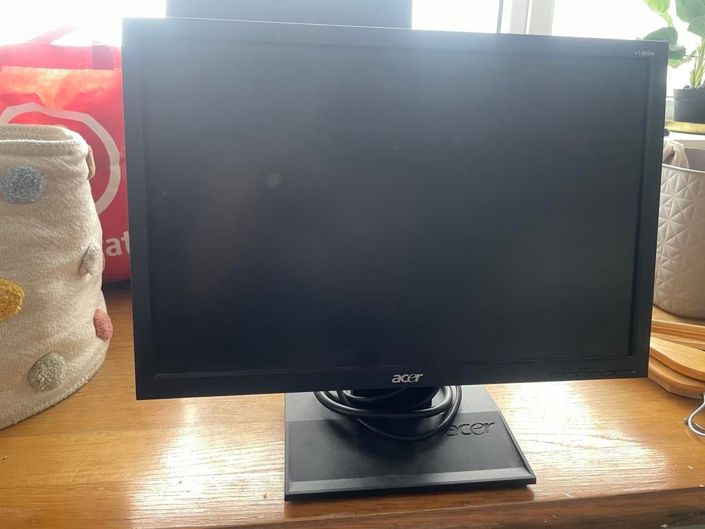 Acer V193W computermonitor, Computers en Software, Monitoren, Ophalen, Gebruikt, 60 Hz of minder, VGA