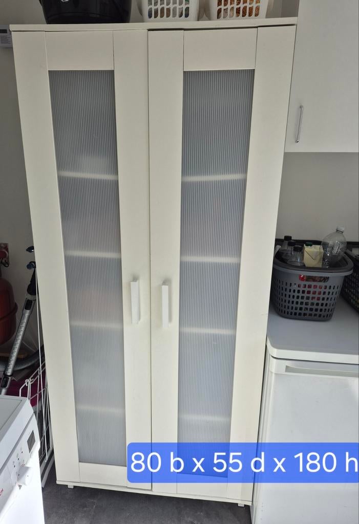 GRATIS Stevige kast voor in bijkeuken of schuur, Ophalen, Gebruikt, 50 tot 100 cm, 150 tot 200 cm