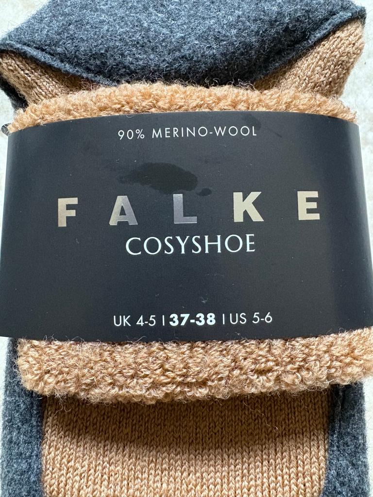! Nieuw ! _ Falke Cosyshoe 37-38 Beige, Beige, Nieuw, Pantoffels of Sloffen, Falke