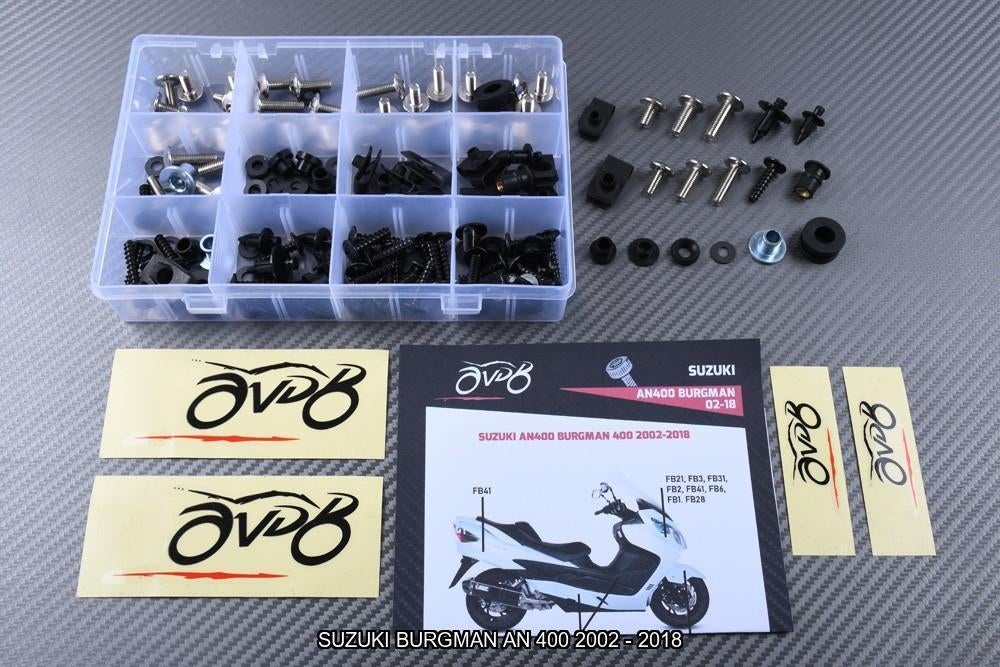 Kuip bouten set voor SUZUKI BURGMAN AN 400 2002 2018, Ophalen of Verzenden, Nieuw