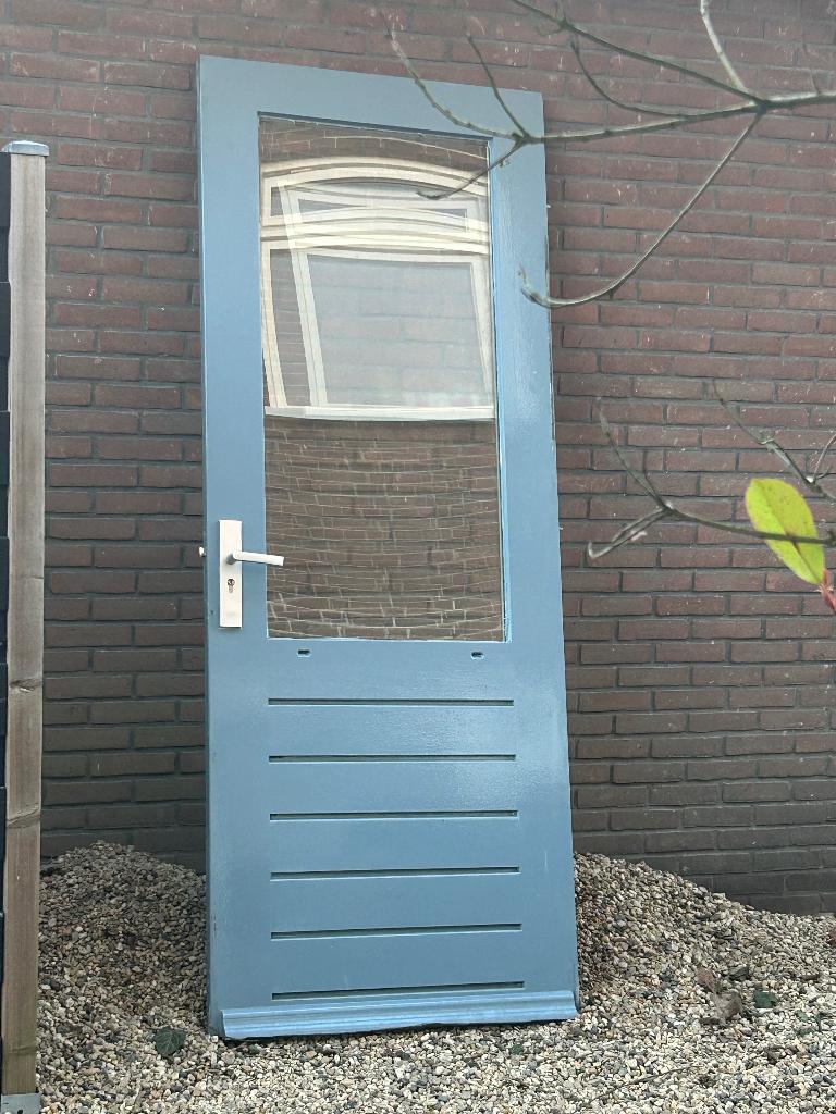 Buitendeur, Ophalen, Gebruikt, 80 tot 100 cm, 200 tot 215 cm