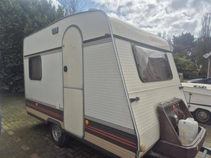Caravans onder de 750kg, Caravans en Kamperen, Caravans, Particulier, tot en met 4, 500 - 750 kg, Rondzit, Douche, Luifel, Ophalen