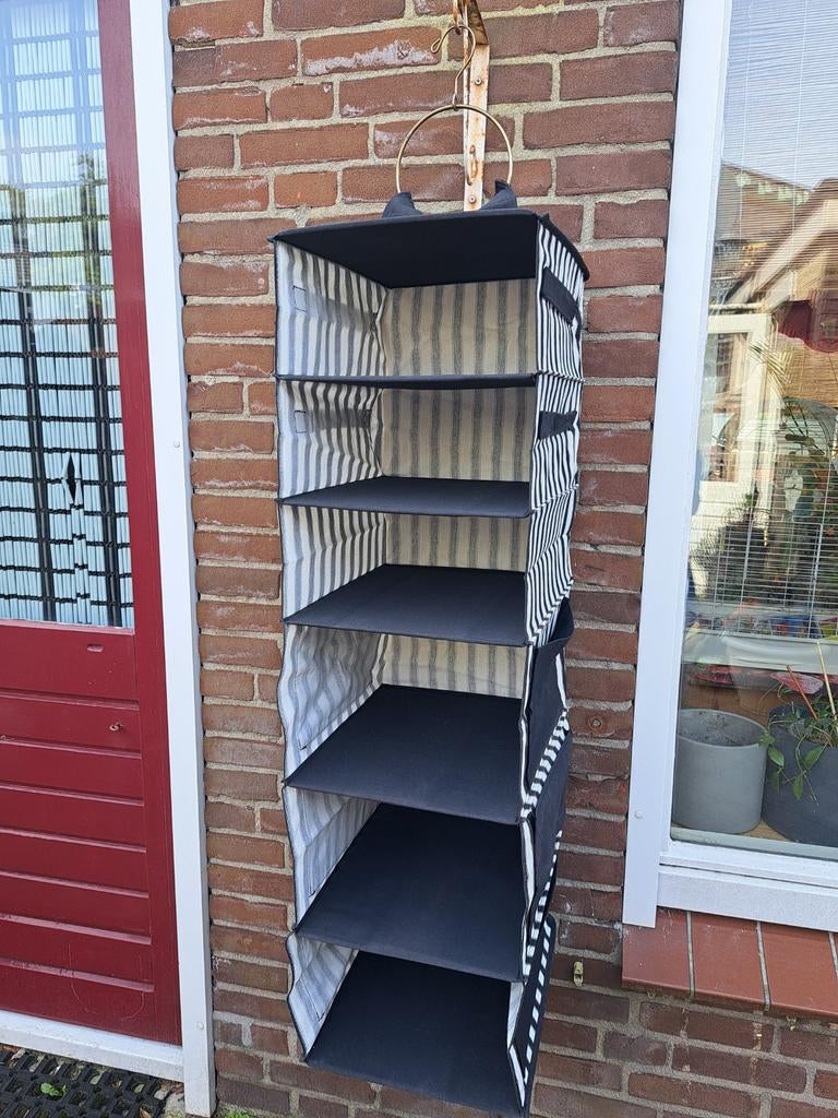 Lang Opberg schap met ophanghaak van stof, Ophalen of Verzenden