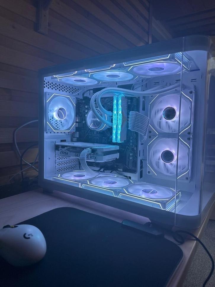 GamingSetup PC:RTX 4060, Ryzen 7 5700, 16GB RAM BESCHRIJVING, Ophalen, Zo goed als nieuw, Gaming, SSD