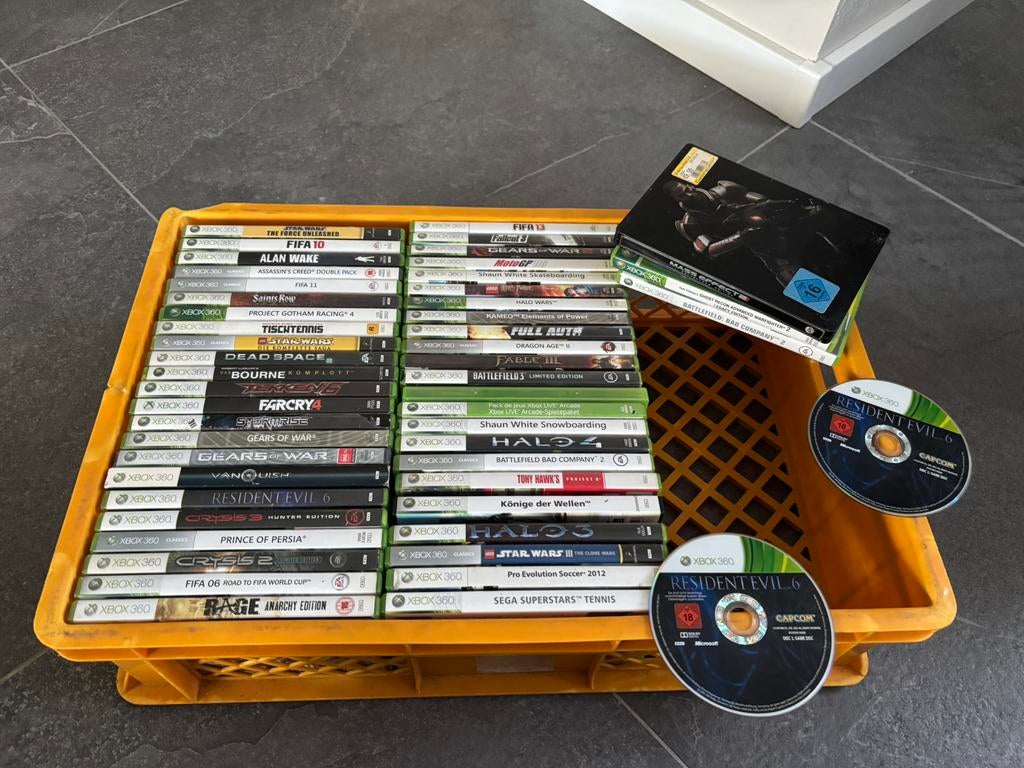 Partij XBOX 360 spellen 51 stuks! Met boekjes, 1 speler, Ophalen of Verzenden, Gebruikt, Vanaf 3 jaar