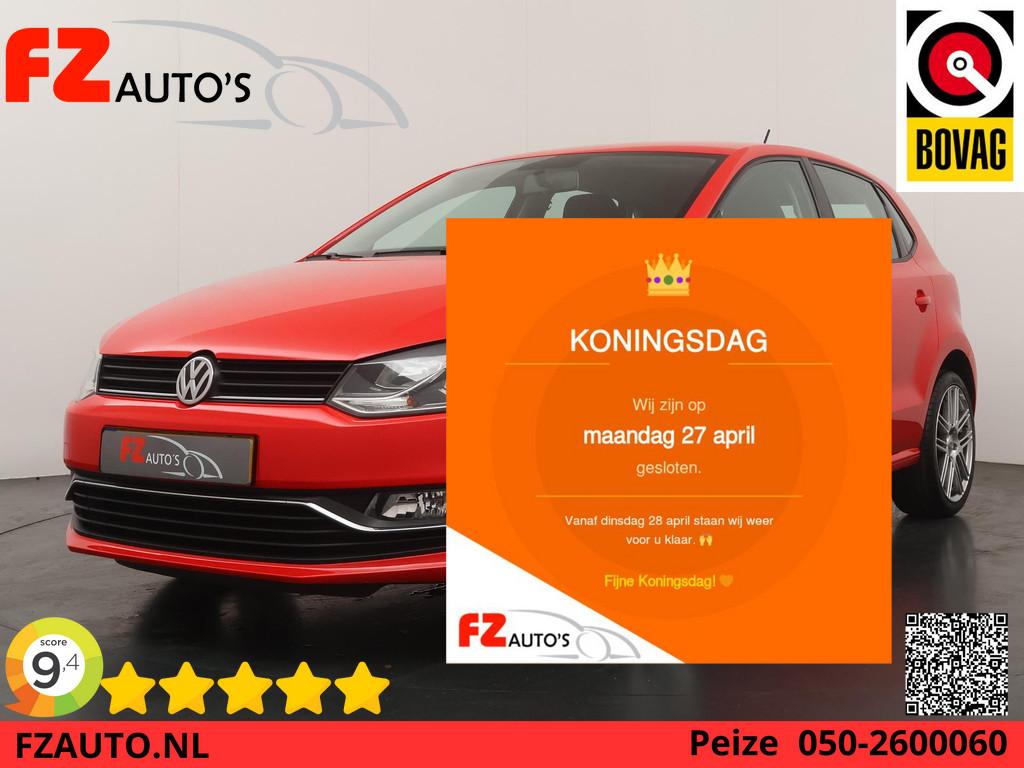 Volkswagen Polo 1.2 TSI Comfortline - Navigatie - Cruise Con, Auto's, Volkswagen, Stof, 4 cilinders, Origineel Nederlands, Bedrijf
