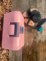 Paarden borstels met koffer, Ophalen of Verzenden, Gebruikt