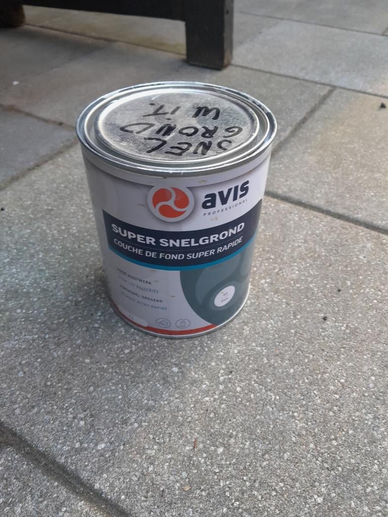 Grondverf wit, Ophalen of Verzenden, Wit