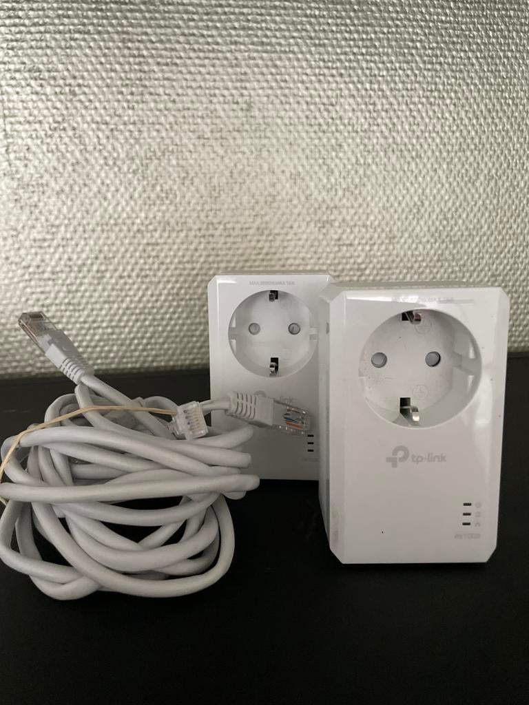 TP-Link AV1000 Gigabit Powerline Adapter Set, Ophalen of Verzenden, Zo goed als nieuw