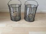 Lifestyle - Twee grote glazen windlichten, Overige materialen, Ophalen of Verzenden, Zo goed als nieuw, Kandelaar