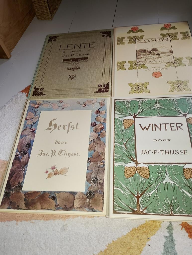 Jac. P. Thijsse - Vier Jaargetijden - Compleet met Plaatjes, Ophalen of Verzenden