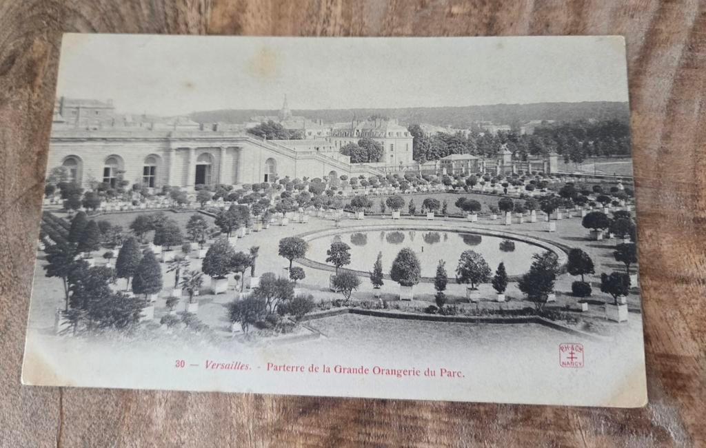 Parterre de la Grande Orangerie - Kasteel van Versailles, Verzenden, Voor 1920, Ongelopen, Frankrijk