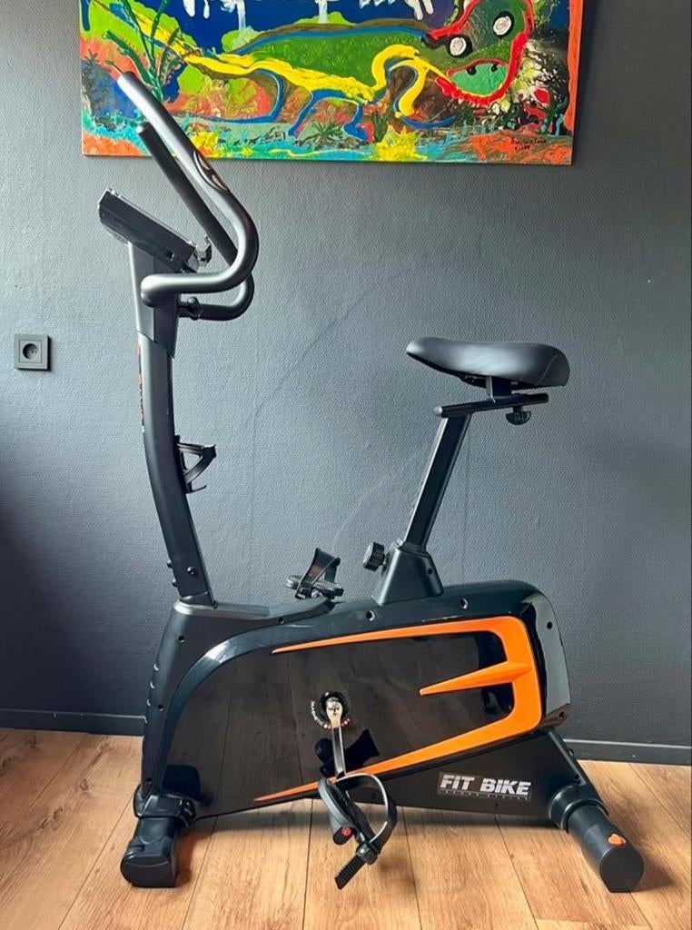 Zgan Robuuste Hometrainer Fit Bike Ride 6 iplus + ondermat, Ophalen, Zo goed als nieuw, Hometrainer