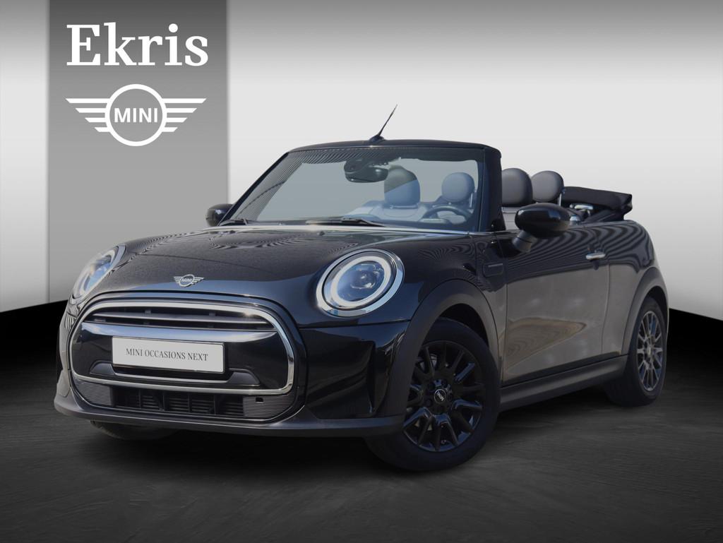 Mini Cabrio One | Classic + Sportstoelen + Camera + Comfort, Auto's, Voorwielaandrijving, Gebruikt, 4 stoelen, Zwart