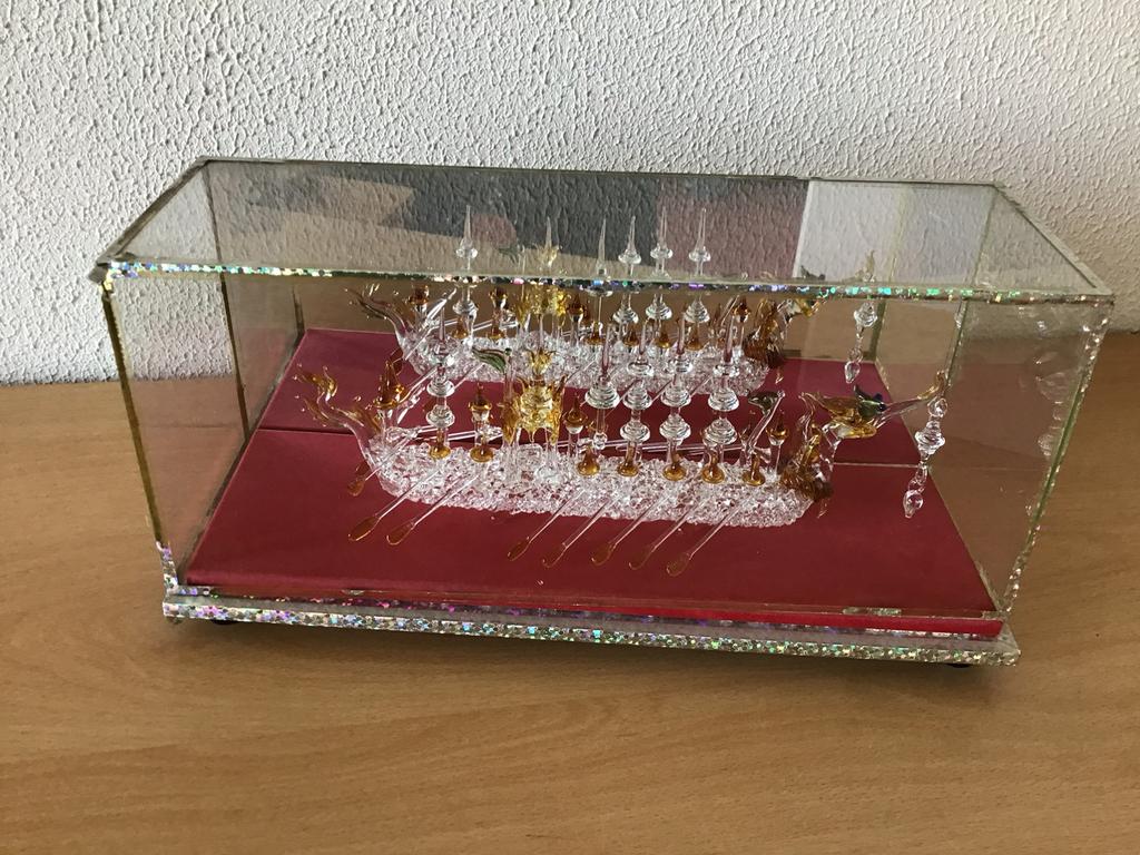 Sloep, glas gebazen, Ophalen