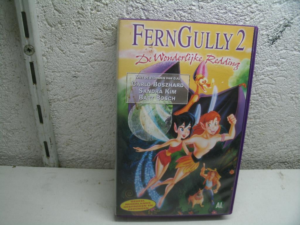 vhs 151a fern gully 2 de wonderlijke redding, Cd's en Dvd's, Alle leeftijden, Ophalen of Verzenden, Zo goed als nieuw