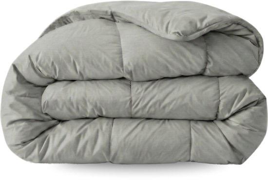 Zelesta Pure Uni Morning Grey 200x200, Zelesta, Ophalen of Verzenden, Deken of Dekbed, Grijs