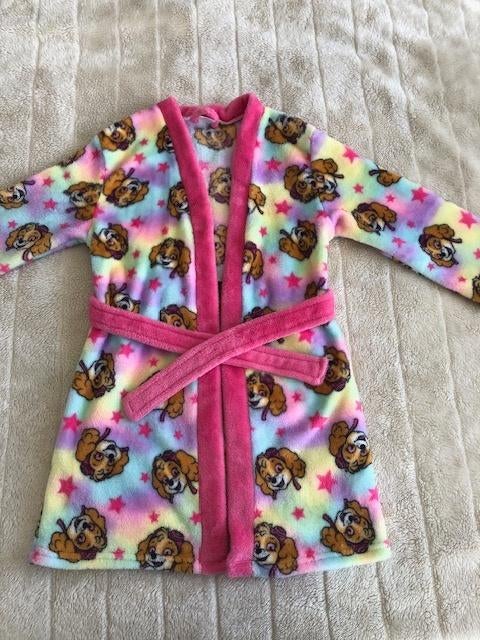 Paw Patrol badjas Skye maat 110/116 – Roze Fleece, Nacht- of Onderkleding, Meisje, Ophalen of Verzenden, Zo goed als nieuw