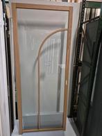 93x231,5cm schuifdeur eiken staallook blank glas JHD3, Ophalen, 80 tot 100 cm, Binnendeur, Nieuw