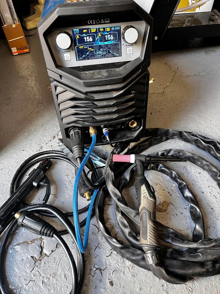HBM 200P ac/dc lasapparaat tig, alu, staal, rvs, pulse, mma, Doe-het-zelf en Verbouw, Gereedschap | Lasapparaten, Ophalen of Verzenden