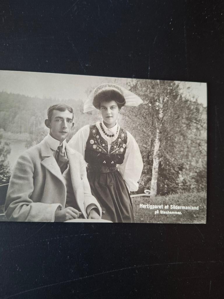 Zweden, Verzenden, Gebruikt, Buitenland, Kaart, Foto of Prent