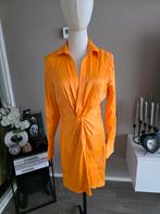 Zara satijnen jurk s oranje, Zara, Oranje, Ophalen of Verzenden, Zo goed als nieuw