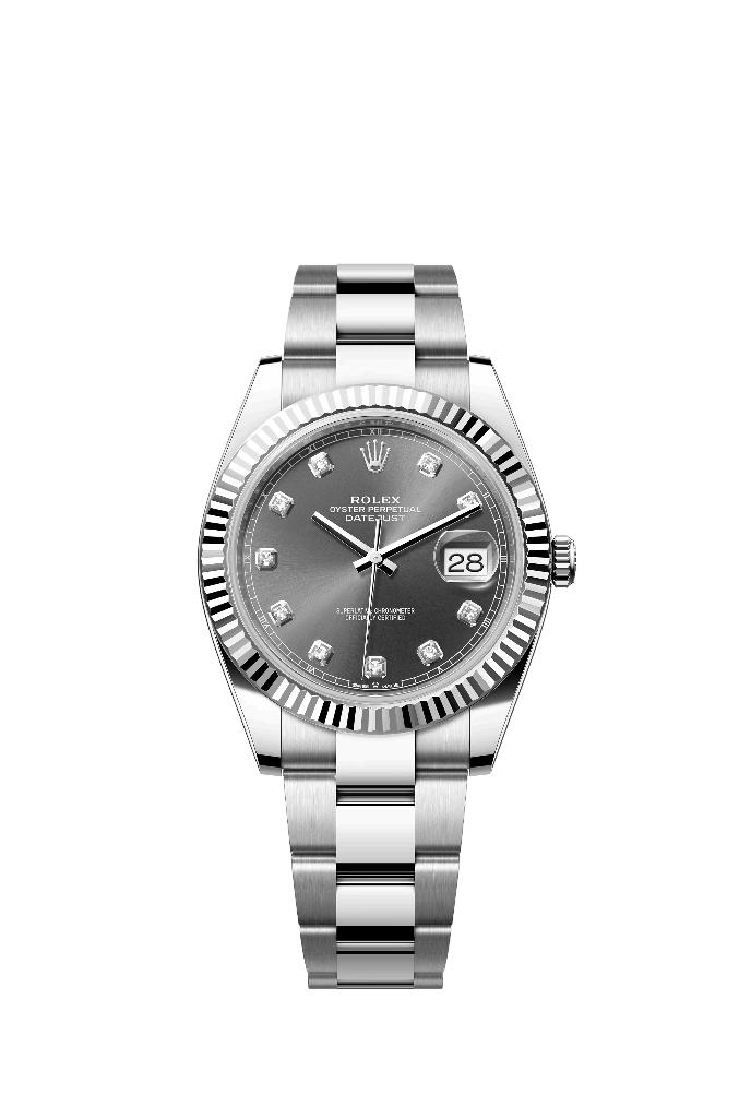 Rolex Oyster Perpetual Datejust Zilverkleurig, Ophalen, Staal, Rolex, Polshorloge