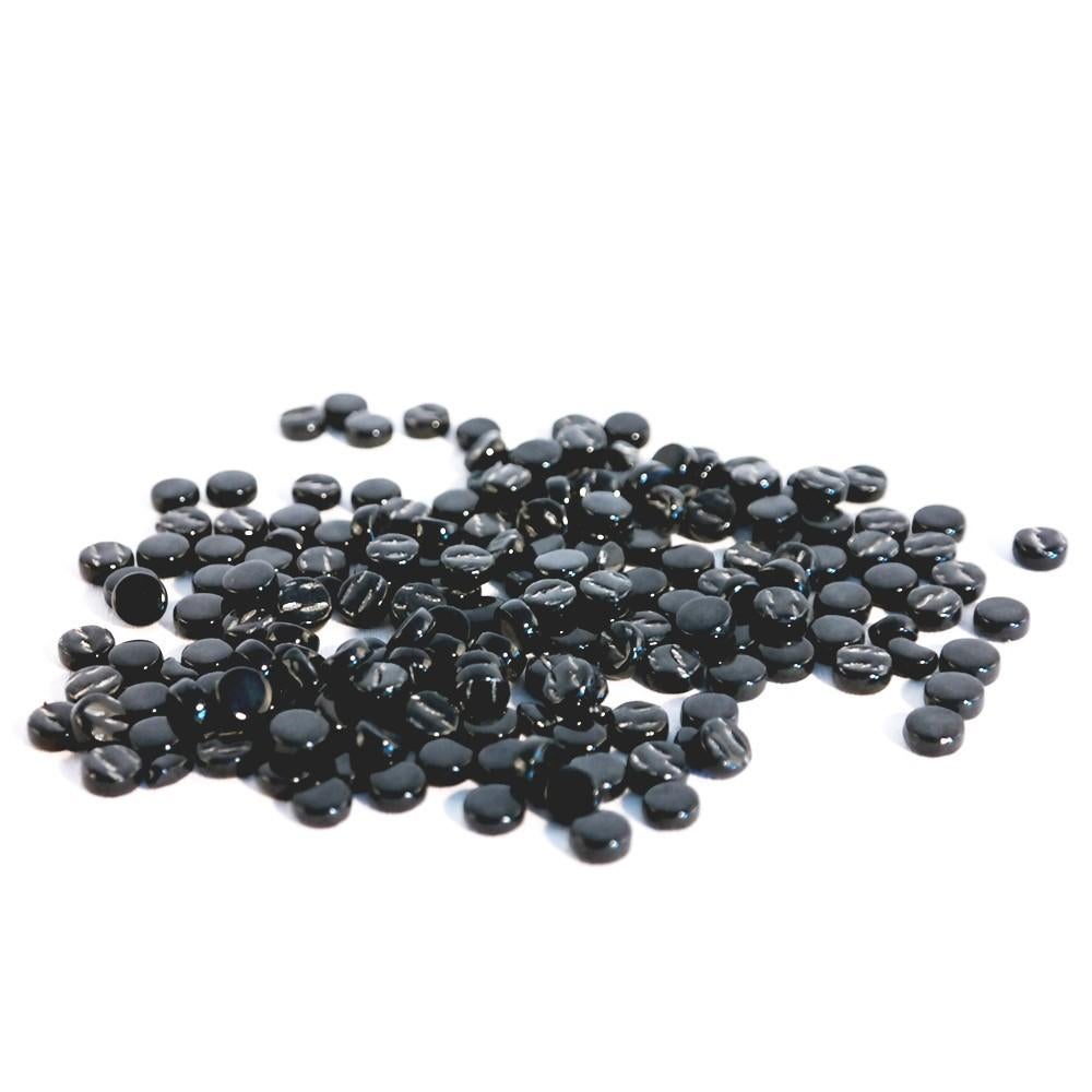 Colourful Mosaics dots zwart rond Ø 8 mm à 75 gram, Zwart, ., Overige thema's, Nieuw