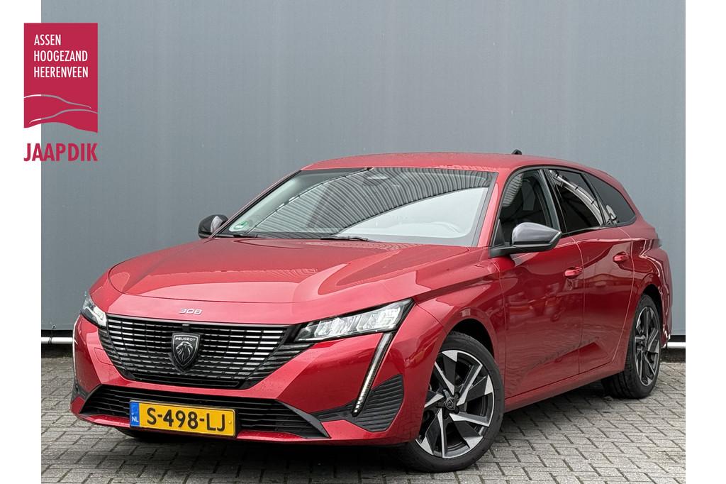 Peugeot 308 SW BWJ 2023 1.2 131 PK Allure Pack Business AUTO, Gebruikt, 1199 cc, Met garantie (alle), Leder en Stof