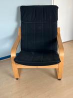 Zwarte IKEA Poang stoel, Ophalen, Gebruikt, Zwart, Eén