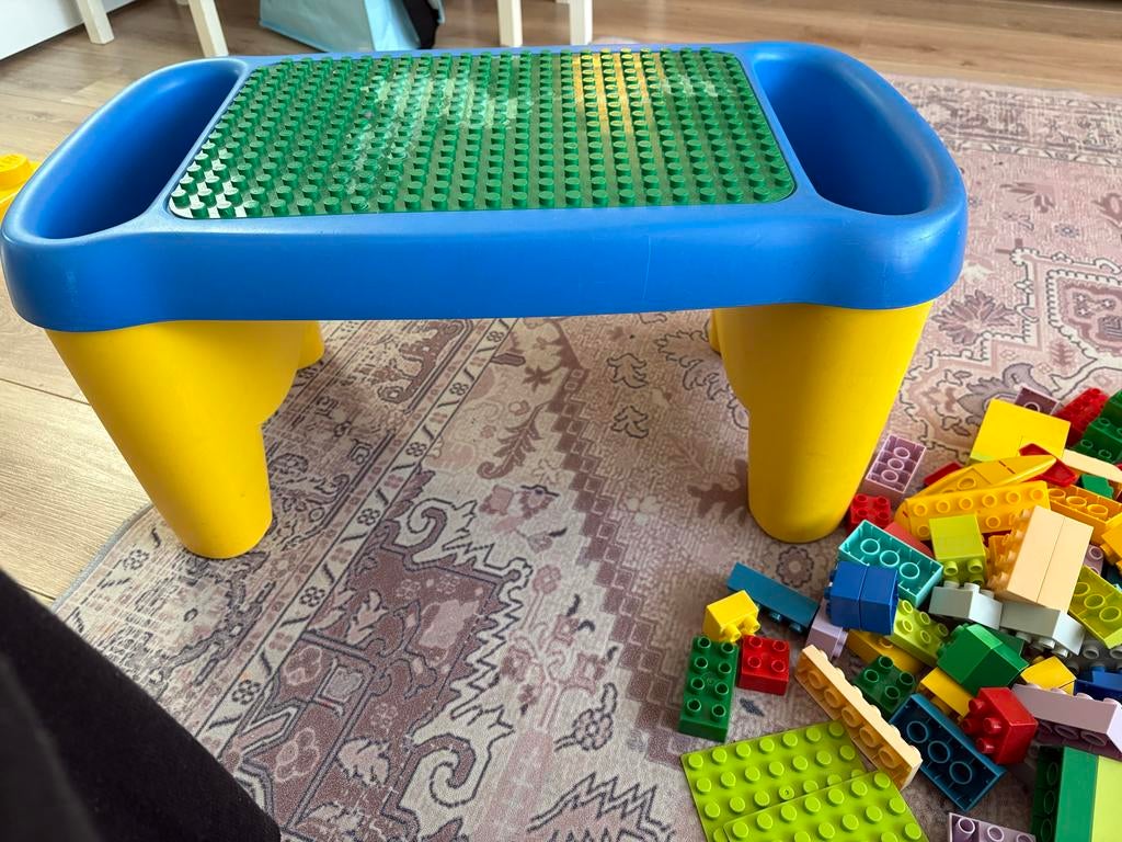 Duplo speeltafel met grote Duplo blokken bundel, Ophalen, Gebruikt, Complete set, Duplo