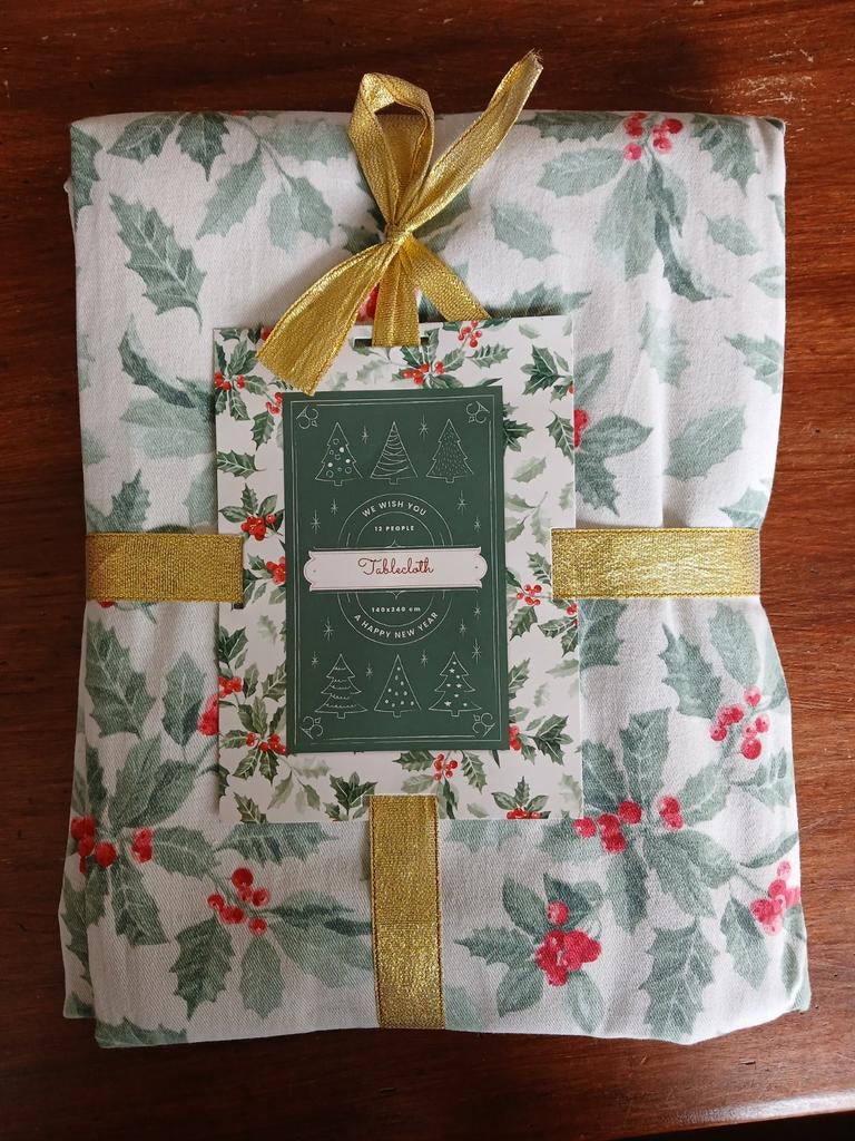 Tafelkleed 140 cm x 240 cm nieuw, Ophalen of Verzenden, Nieuw, Wit, Tafelkleed of Tafelzeil