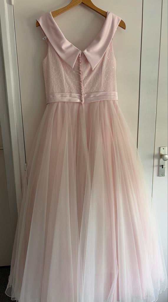 Mooie jurk, schutterskoningin, gala, feesten, maat 38, Ophalen of Verzenden, Zo goed als nieuw, Maat 38/40 (M), Roze