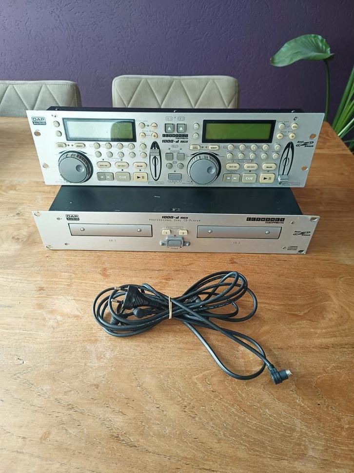 DAP Audio 1000-D MKII dubbele cd speler, Muziek en Instrumenten, Dj-sets en Draaitafels, Gebruikt, Dj-set, Overige merken, Ophalen