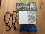 Xbox One S 1TB + 2 Controllers + 3 Games (Compleet), Spelcomputers en Games, Spelcomputers | Xbox One, Ophalen, Met 2 controllers