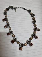 halsketting behave rozen gele rode stenen, Ophalen of Verzenden, 'T Olde Gre-j, Info@toldegrej.nl, Endepoelstraat 20f Didam