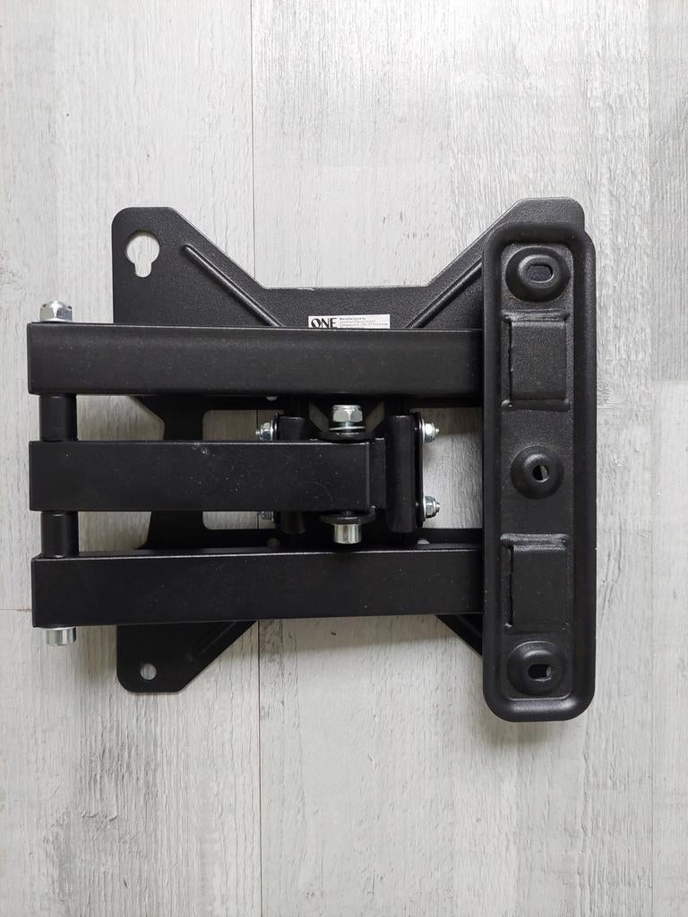 Verstelbare TV Muurbeugel - Zwart, Ophalen of Verzenden, Gebruikt