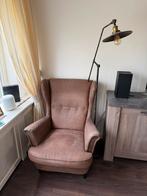 IKEA STRANDMON oorfauteuil bruin, Huis en Inrichting, Fauteuils, Ophalen, Zo goed als nieuw, 75 tot 100 cm, 50 tot 75 cm