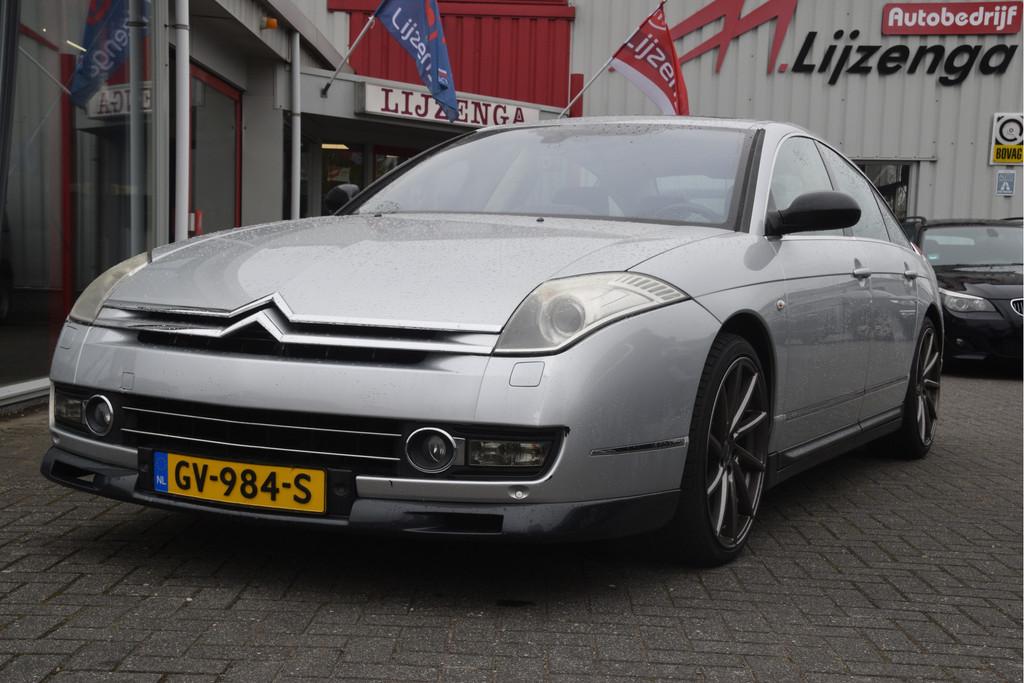 Citroën C6 3.0 V6 Exclusive Navi | open dak | Head-up | Xen, Auto's, Citroën, Gebruikt, Zwart, C6, Verwarming stoelen achter