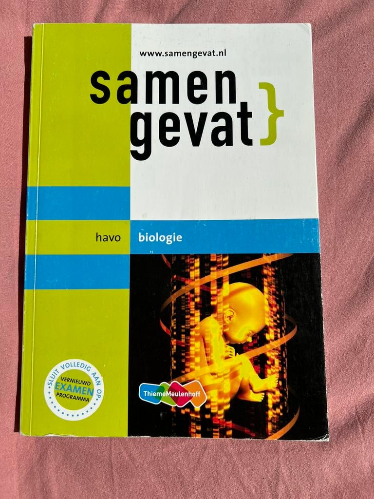 Samengevat havo biologie, Boeken, Ophalen of Verzenden, Gelezen, HAVO, Biologie