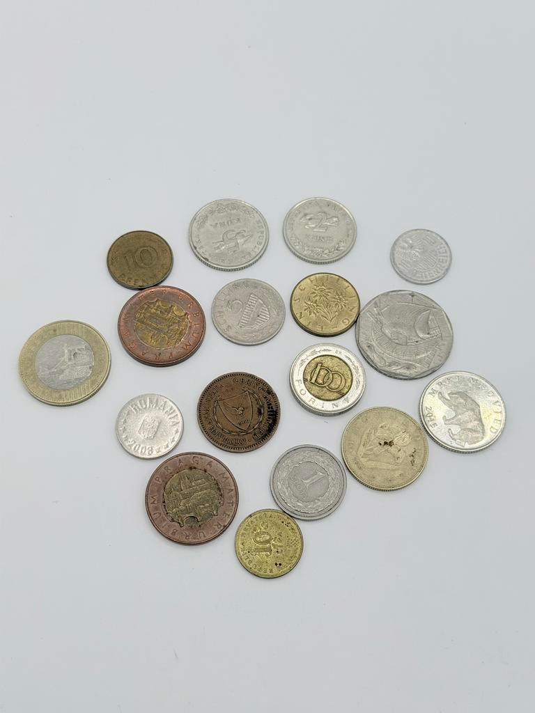Europese munten set 17 stuks diverse landen, Postzegels en Munten, Munten | Europa | Niet-Euromunten, Ophalen of Verzenden, Overige landen
