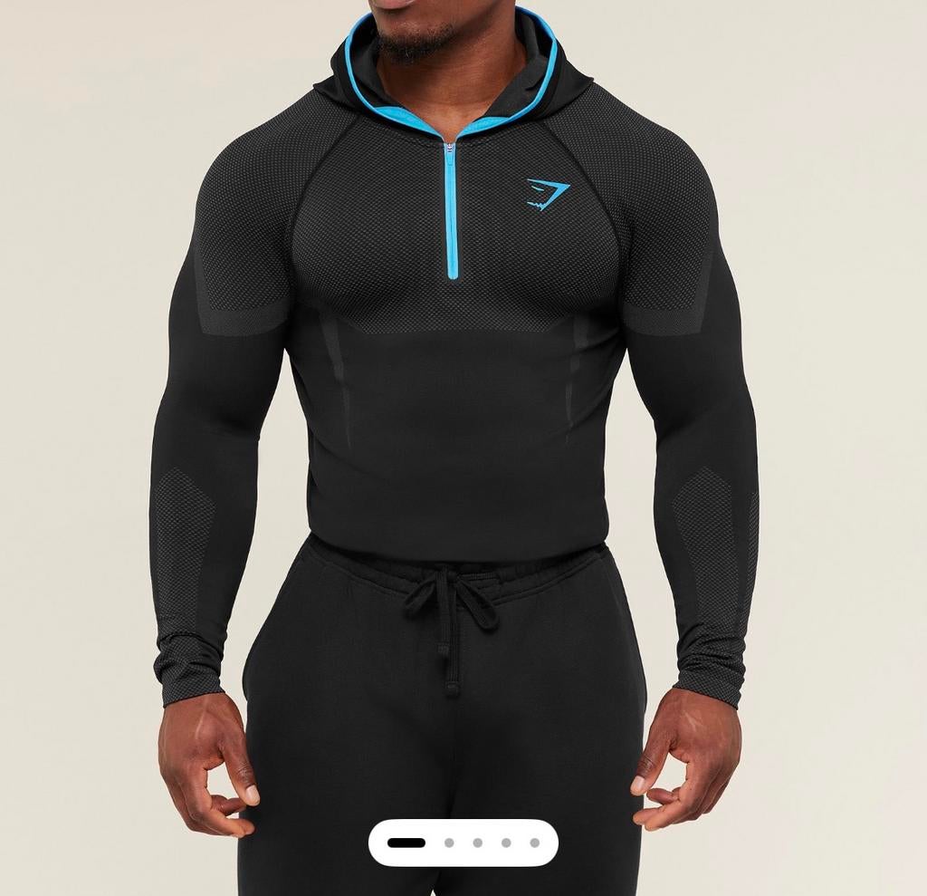 Gymshark onyx seamless hoedie, Verzenden, Nieuw, Fitness of Aerobics
